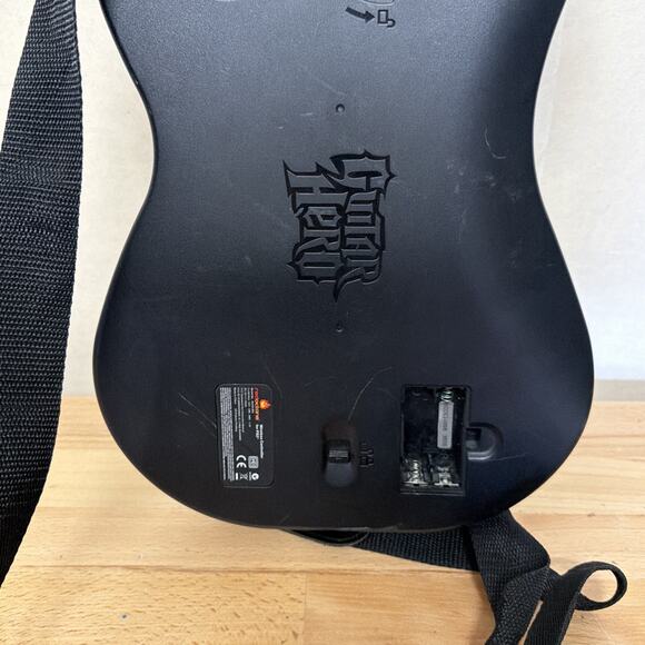 PS2 PlayStation 2 Guitar Hero RED OCTANE Sunburst Wireless Controller NO DONGLE! - Picture 4 of 7